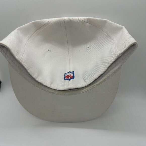 Vintage Dallas Cowboys White Star Fitted Hat 7 3/8 - Picture 2 of 4